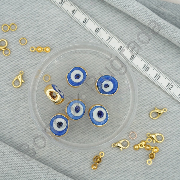 Lak Kaplama 12x16 mm Danagöz Boncuğu