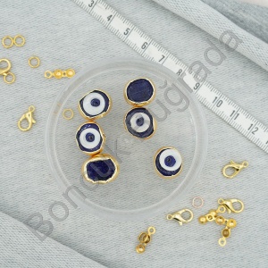 Lak Kaplama 12x16 mm Danagöz Boncuğu