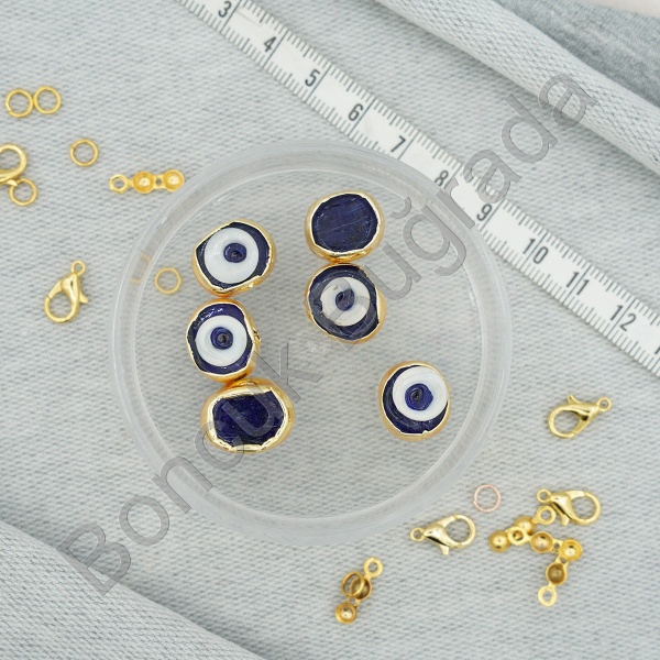 Lak Kaplama 12x16 mm Danagöz Boncuğu