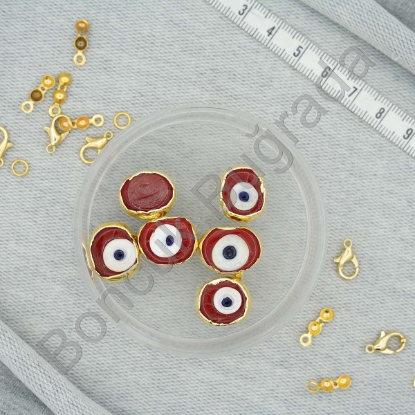 Lak Kaplama 12x16 mm Danagöz Boncuğu