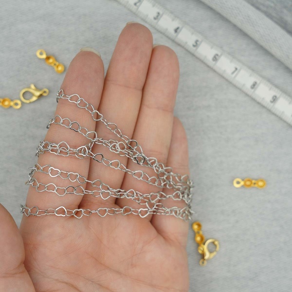 Çelik Zincir - Kalpli 