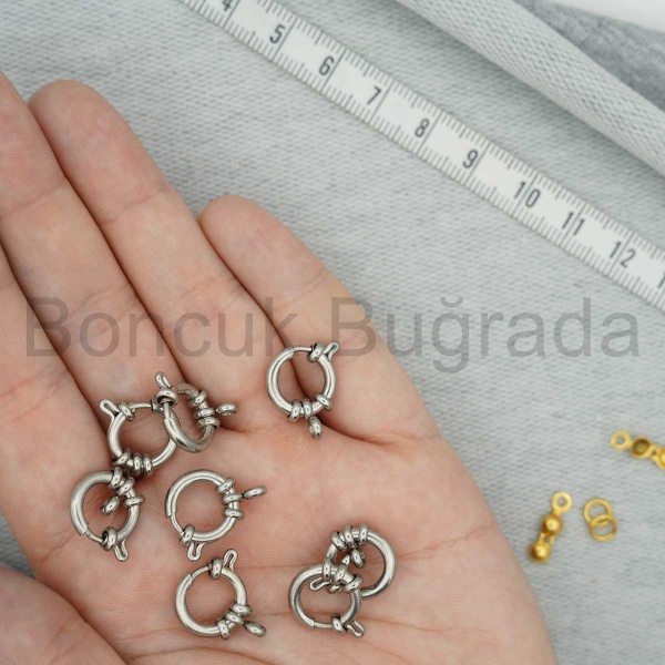 12 mm Klipslı Halka -Çelik