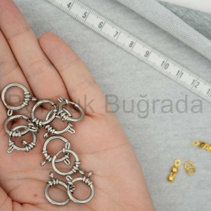 14 mm Klipslı Halka -Çelik