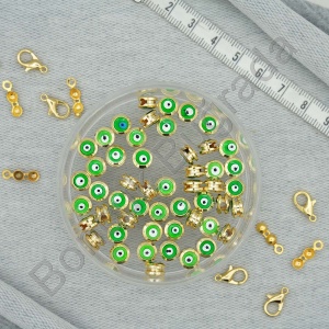 8 mm Kanallı Nazar Boncuğu 