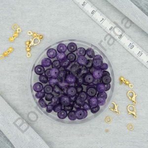 8 mm Rondela Kesim Jade Taşı