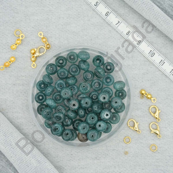 8 mm Rondela Kesim Jade Taşı