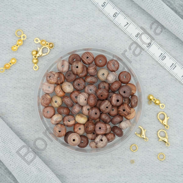 8 mm Rondela Kesim Jade Taşı