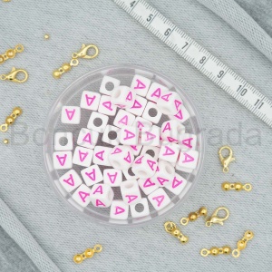 8 mm Pembe Zar Harf - A
