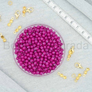 4 mm Boyama Cam Boncuk