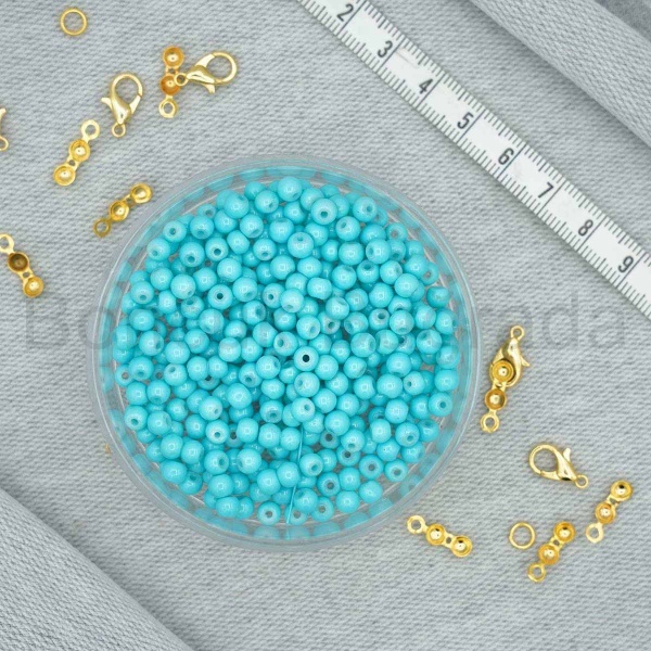 4 mm Boyama Cam Boncuk