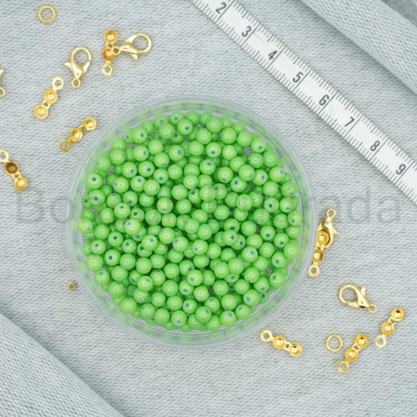 4 mm Boyama Cam Boncuk