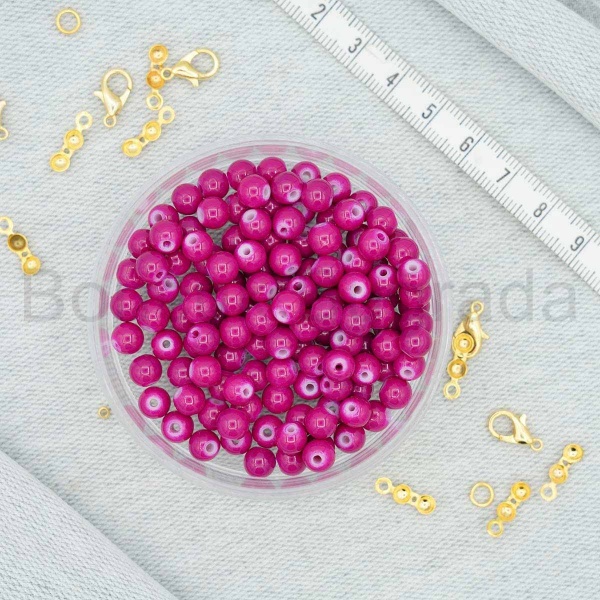 6 mm Boyama Cam Boncuk