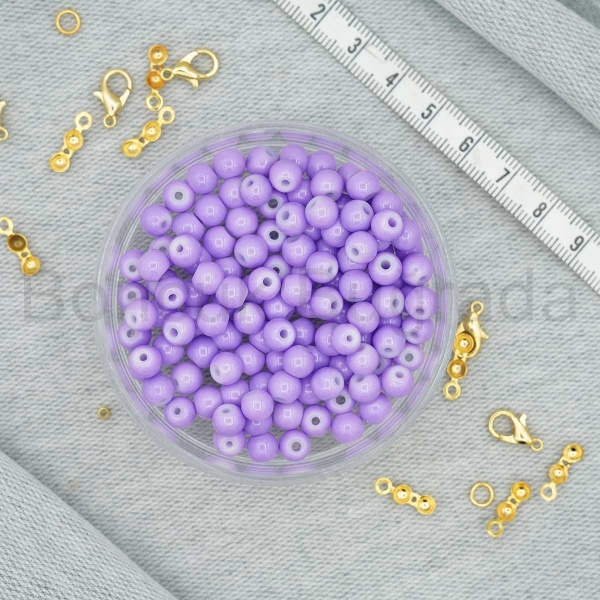 6 mm Boyama Cam Boncuk