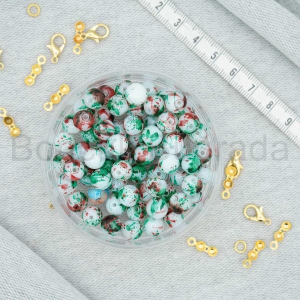 8 mm Boyama Cam Boncuk