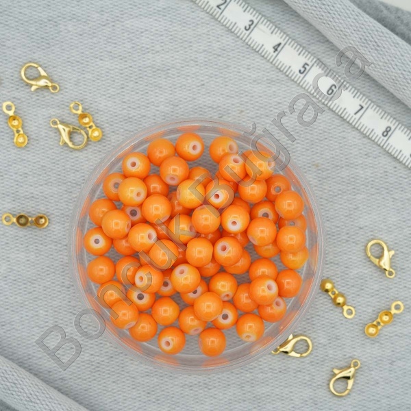 8 mm Boyama Cam Boncuk