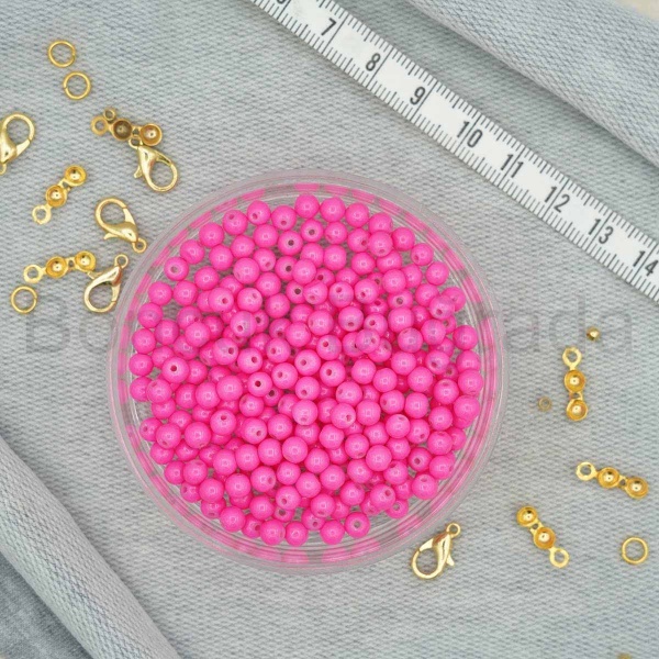 4 mm Boyama Cam Boncuk