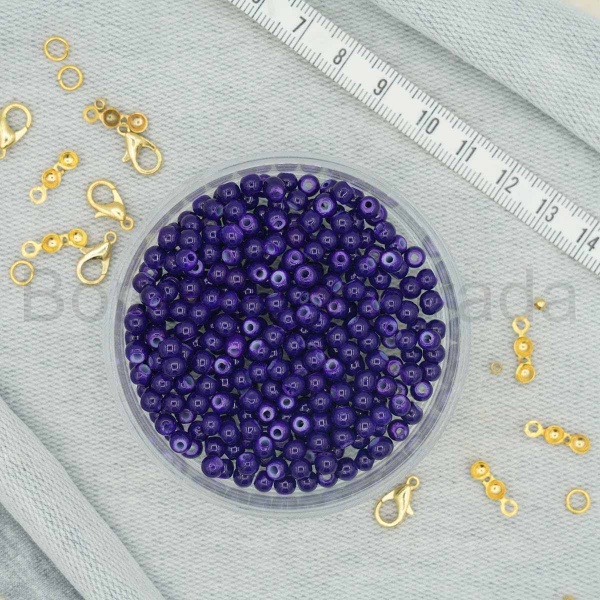 4 mm Boyama Cam Boncuk