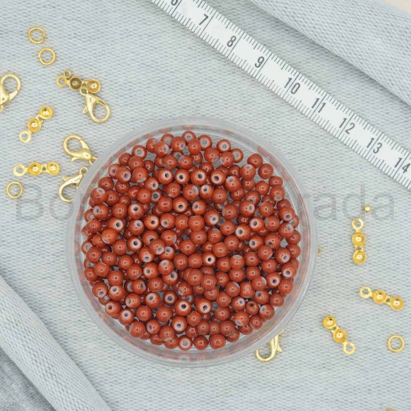 4 mm Boyama Cam Boncuk