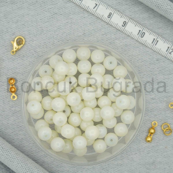 8 mm Boyama Cam Boncuk