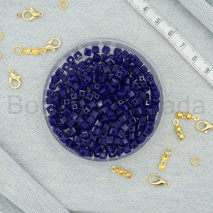 4 mm Kare Kristal Boncuk 