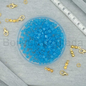 4 mm Kare Kristal Boncuk 
