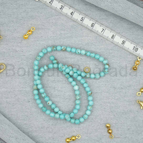 4 mm Turkuaz / Firüze Taşı