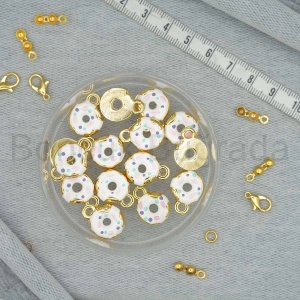 Tek Kulplu Kolye Bileklik Ucu - Donat