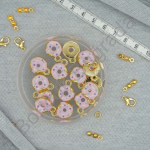 Tek Kulplu Kolye Bileklik Ucu - Donat