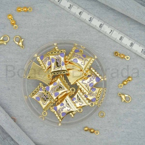 Tek Kulplu Kolye Bileklik Ucu - Yastık