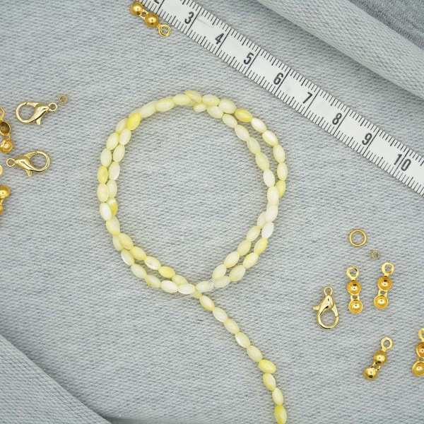 3x4 mm Arpa Sedef Boncuk