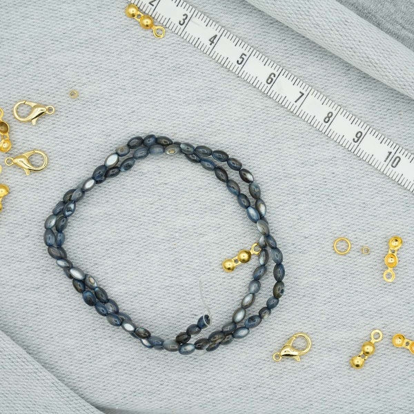 3x4 mm Arpa Sedef Boncuk