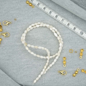 3x4 mm Arpa Sedef Boncuk