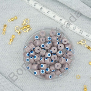 5x6 mm GÖZLÜ Cam Boncuk 