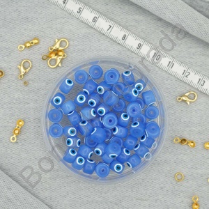 5x6 mm GÖZLÜ Cam Boncuk 
