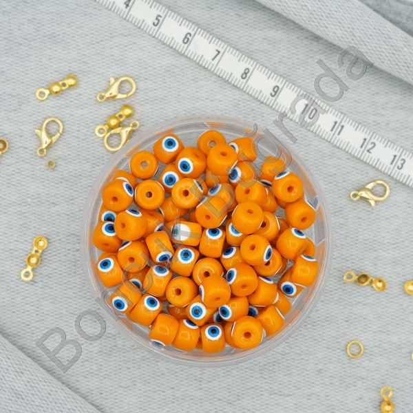 5x6 mm GÖZLÜ Cam Boncuk 