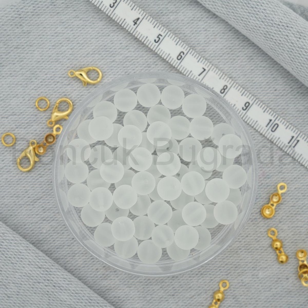 8 mm Boyama Cam Boncuk