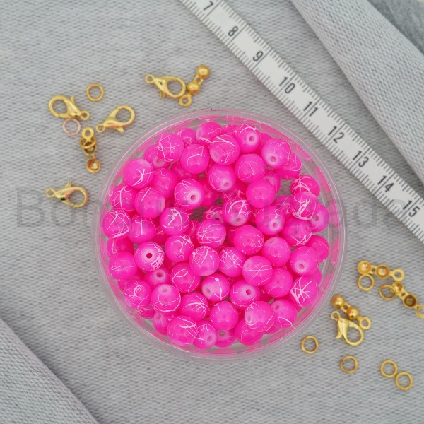 8 mm Boyama Cam Boncuk