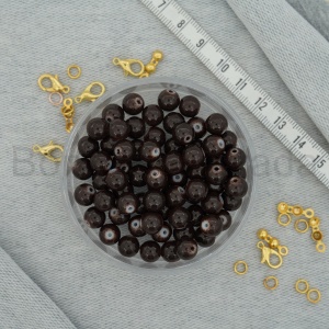 8 mm Boyama Cam Boncuk
