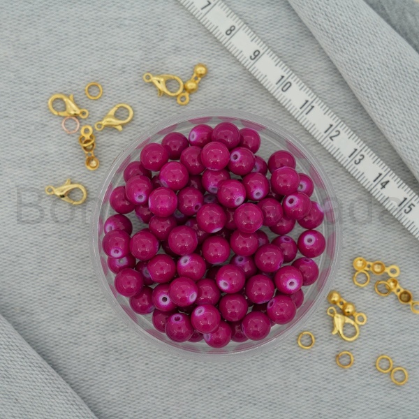 8 mm Boyama Cam Boncuk