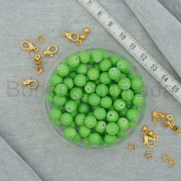 8 mm Boyama Cam Boncuk