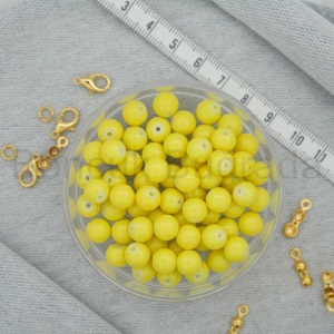 8 mm Boyama Cam Boncuk