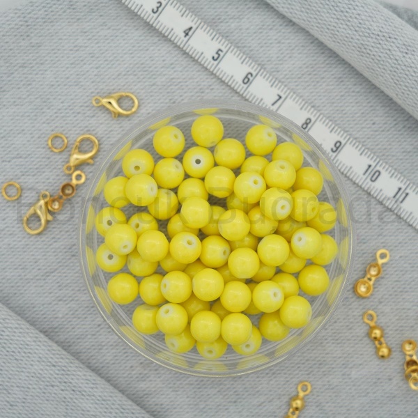 8 mm Boyama Cam Boncuk