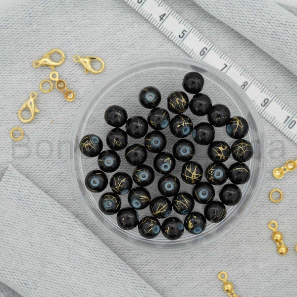 8 mm Boyama Cam Boncuk