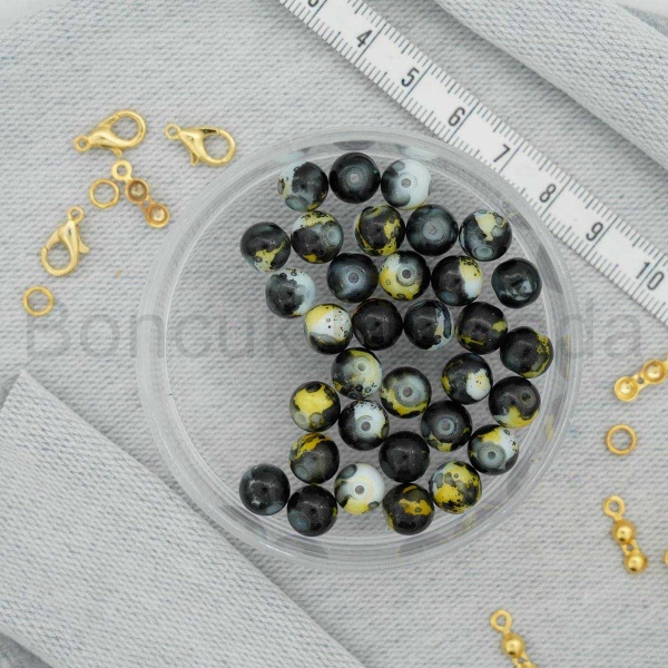 8 mm Boyama Cam Boncuk