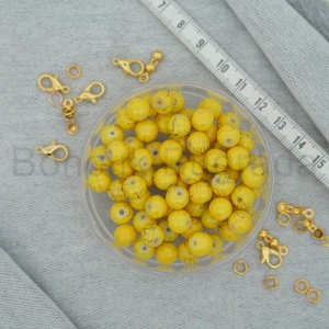 8 mm Boyama Cam Boncuk
