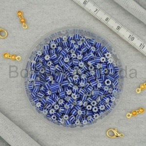 3x4 mm Çizgili Kum Boncuklar