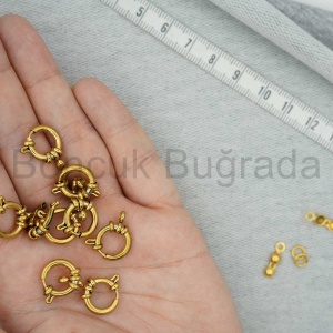 12 mm Klipslı Halka -Çelik