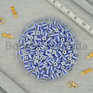4x5 mm Çizgili Kum Boncuklar