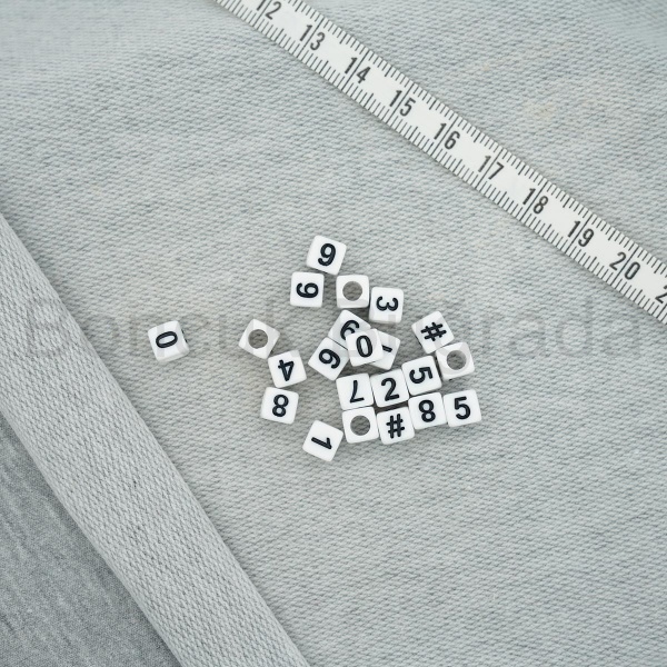 6 mm Beyaz Zar Rakam 