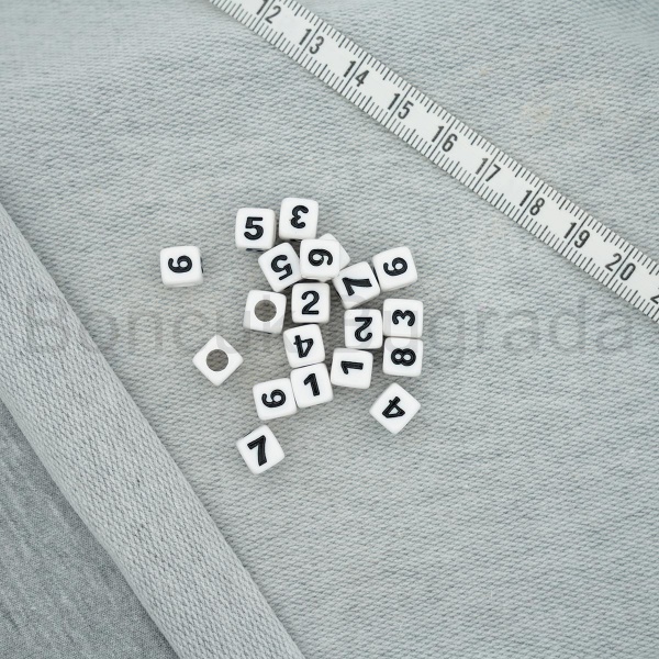7 mm Beyaz Zar Rakam 